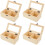 4Stk Holzbox Tee Beutelhalter Küchen Organizer Für Tee Und 5