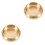2Stk Messing Aschenbecher Rund Haushalt Wohnzimmer Elegant 5