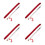 4Stk Traditionelle Bawu Flöte G- Bambus Design 5