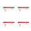 4Stk Traditionelle Bawu Flöte G- Bambus Design 7