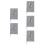 5Stk 2026 Terminbuch Grau, Robust PU Notizblock Mit Abgerundeten Ecken 4