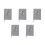 5Stk 2026 Terminbuch Grau, Robust PU Notizblock Mit Abgerundeten Ecken 5