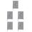 5Stk 2026 Terminbuch Grau, Robust PU Notizblock Mit Abgerundeten Ecken 7