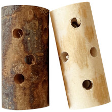 6Stk Handgemachtes Holz Kauspielzeug Für Kleintiere Bunt Und