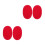 4Stk Rote Oval Ellbogen Patches Für Und Sport 6
