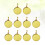 60Stk Runde DIY Anhänger Halter Gold Schmuck Langlebig 11