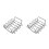2Stk Vielseitiges Rib Rack Grillrost Eisen Draht in 10