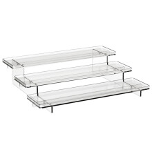 3Stk Transparenter 3-Ebenen Gewürzbox Organizer Pet Material