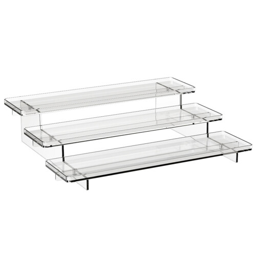 3Stk Transparenter 3-Ebenen Gewürzbox Organizer Pet Material