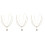 3Stk Goldenes Frontlet Headband Braut Haarschmuck 4