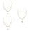 3Stk Goldenes Frontlet Headband Braut Haarschmuck 7