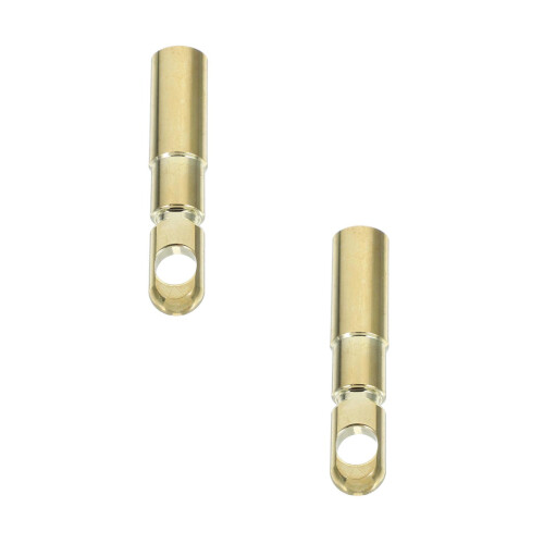 2Stk Messing Auto Audio Verstärker Kabel Adapter 2