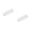 2Sets Make-Up Weiß LED Lampe Kunststoff Ohne 9