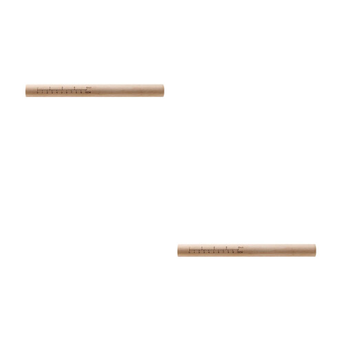 2Stk Holzrollstab Beige Robust Für Teig, Dumplings Und Feines Gebäck 2