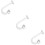 3Stk Outdoor Halter Weiß Wand 11
