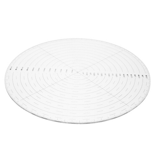 3Stk Transparente Acryl Kreis-Schablone Quiltrahmen Lineal Patchwork