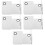 10Sets Kompakte Foundation Mischplatte Für Zuhause Silber 9