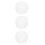 3Stk Transparente Acryl Kreis-Schablone Quiltrahmen Lineal Patchwork 9