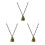 3St Delicate Meteoriet Sieraden Met Onregelmatig Hanger 8