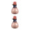2Sets Nachfüllbare Keramik Duftflasche Rosa Für Öl Und 3