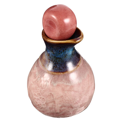 2Sets Nachfüllbare Keramik Duftflasche Rosa Für Öl Und 1