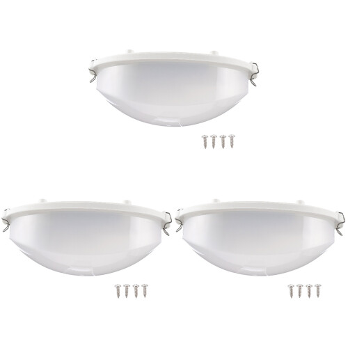 3St Sauna Ruimte Lamp Explosiebestendig Anti-Fog Wit Plastic 1