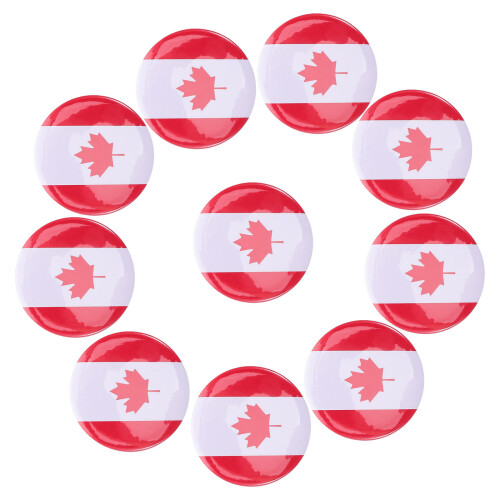20Stk Canada Maple Leaf Lapel Pins Metall, Party Broschen