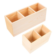 4St Beige Bureau Organizer Met Vakken Voor En Markers