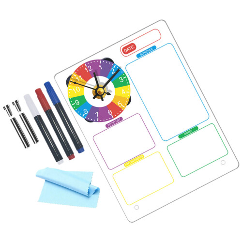 2Sets Duurzaam Acryl Whiteboard Met Voor En Thuis 1
