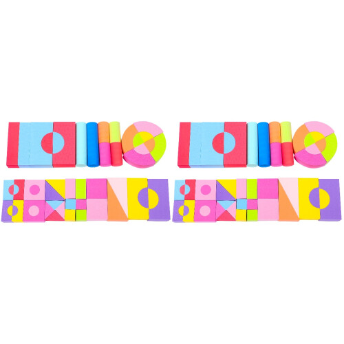 100St Assortiment Eva Blokken Peuters Interactief Leer Speelgoed 2