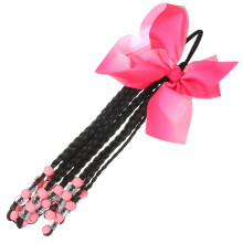 2St Roze Vlechtstaart Haar Extensions Voor Vrouwen, DIY Stijl