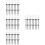 4Sets Creatieve Zwarte Plastic Oorringen Voor DIY Accessoires 6
