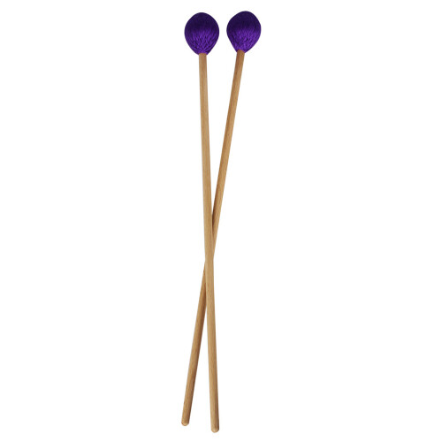 2St Paar Paarse Drumsticks Stevig Voor Marimba En Percussie