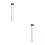 2St Paar Paarse Drumsticks Stevig Voor Marimba En Percussie 8