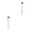 2St Paar Paarse Drumsticks Stevig Voor Marimba En Percussie 6