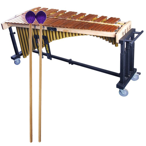 2St Paar Paarse Drumsticks Stevig Voor Marimba En Percussie 2