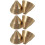 6St Koperen Religieuze Gouden Percussie Instrument 9