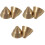 6St Koperen Religieuze Gouden Percussie Instrument 5