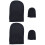 4St Zwarte Tanning Mitt Makeup Handschoen Pe Spons Gemakkelijk 5