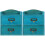 2St Countertop Storage Box Sky-Blue Voor Make-Up En Bureaulade 3