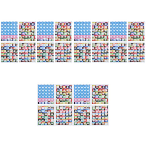 Kruissteek Nummer Stickers Diverse Kleuren Zelfklevend 2