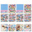 Kruissteek Nummer Stickers Diverse Kleuren Zelfklevend 10