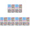 Kruissteek Nummer Stickers Diverse Kleuren Zelfklevend 2