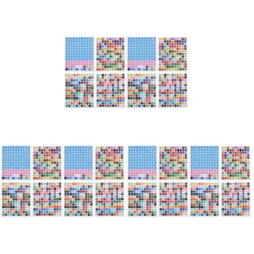 Kruissteek Nummer Stickers Diverse Kleuren Zelfklevend 1