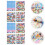 Kruissteek Nummer Stickers Diverse Kleuren Zelfklevend 11