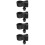 4St Compacte Microfoonhouder Clips Van ABS, Zwarte Mic Stand Adapter 10