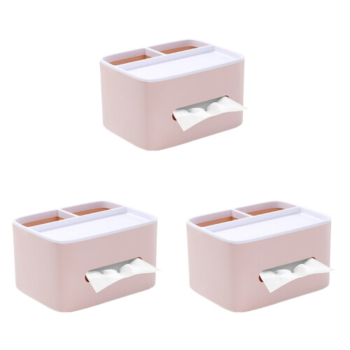 3St Tissue Organizer Roze Van ABS PP, En Stijlvol 1