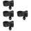 4St Compacte Microfoonhouder Clips Van ABS, Zwarte Mic Stand Adapter 9