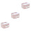 3St Tissue Organizer Roze Van ABS PP, En Stijlvol 5