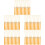 60St Tassels Afstuderen Gouden Metaal Polyester Hoed Versiering 8